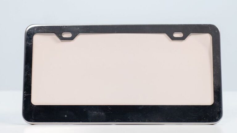 Enhance Your Motorcycle Style with Chrome License Plate Frames