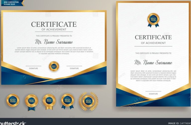 Organize Your Certificates with Stylish Certificate Folders