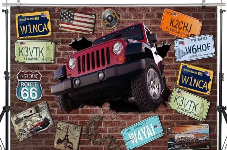 Revamp Your Ride with Vintage License Plate Toppers